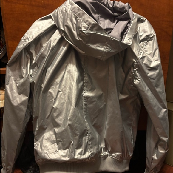 Hunter Silver Zipped Hooded Jacket For Target Size Small. NWOT - Picture 4 of 4